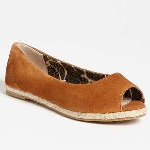 HURLEY Peep Toe Espadrilles from Topshop